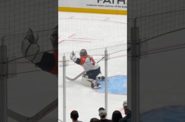 Samuel Ersson in warmups #GoalieGearSnob #PhiladelphiaFlyers #TrueGoalie #SamuelErsson