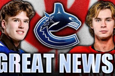 AWESOME CANUCKS NEWS: BRAEDEN COOTES LOOKS BETTER THAN WE THOUGHT + GAVIN MCKENNA HYPE