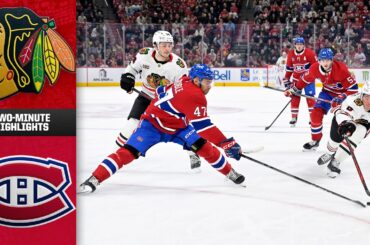 Chicago Blackhawks vs. Montreal Canadiens (12/17/25) | Game Highlights | CHSN Blackhawks