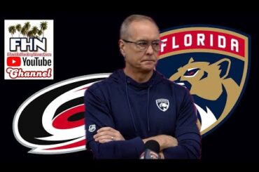 Paul Maurice, Panthers Morning Skate: Update on Tkachuk Before Game v Carolina Hurricanes