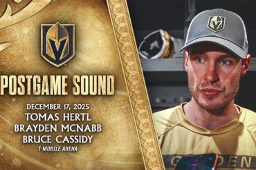 🎥 POSTGAME SOUND: Hertl, McNabb & Cassidy