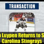 Jalen Luypen Returns to South Carolina Stingrays | ECHL Hockey Update 2023