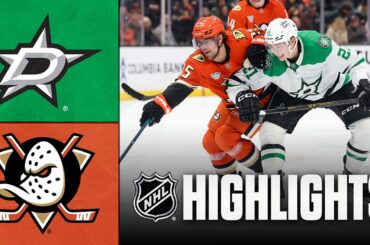 Stars vs. Ducks | NHL Highlights | December 19, 2025