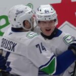 David Kampf Corrals Loose Puck And Buries His First Goal As A Canuck