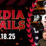 Dylan Cozens, Drake Batherson, Travis Green Pregame Media vs PIT