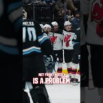 In his office, doing what he does best. #nhl #njdevils