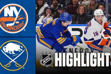 Islanders vs. Sabres | NHL Highlights | December 20, 2025
