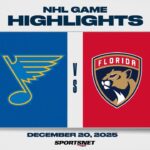 NHL Highlights | Blues vs. Panthers - December 20, 2025