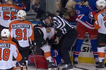 Brennan Othmann Doesn't Like Hit From Nicolas Deslauriers