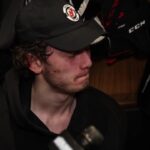 Luke Hughes, Dillon, Hischier, Keefe speak to media after 2-1 loss to Vancouver