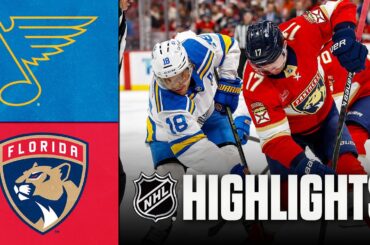 Blues vs. Panthers | NHL Highlights | December 20, 2025