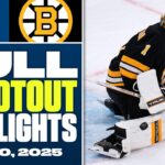 Vancouver Canucks at Boston Bruins | FULL Shootout Highlights - December 20, 2025