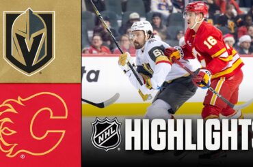Golden Knights vs. Flames | NHL Highlights | December 20, 2025