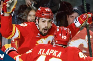 Flames' Ryan Lomberg Drops The Mitts After Burying Breakaway Goal