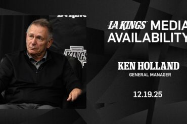 MEDIA: GM Ken Holland Addresses the Media after Trading Phillip Danault to Montreal | 12.19.25