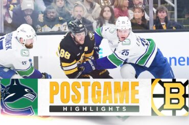 CONDENSED GAME: Boston Bruins vs. Vancouver Canucks - 12/20/2025