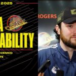 Thatcher Demko & Head Coach Adam Foote Practice Media Availability (Dec 9, 2025)