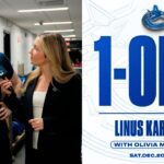 Linus Karlsson 1-on-1 | Vancouver Canucks at Boston Bruins (Dec 20, 2025)