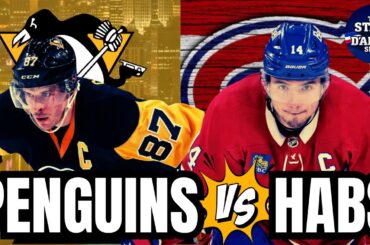 Montreal Canadiens vs Penguins: BIG Moments, BIG Questions | LIVE Reaction