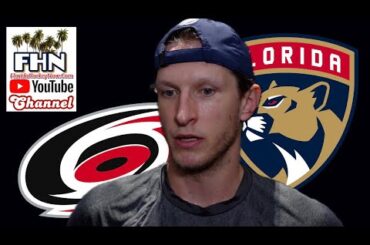 Eetu Luostarinen, Panthers Morning Skate: Plays in Game No. 400 against Carolina Hurricanes