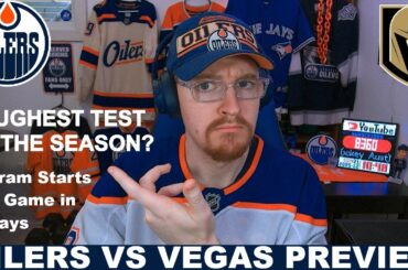 Pre-Game Report: Edmonton Oilers vs Vegas Golden Knights