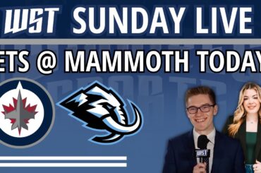 Winnipeg Jets at Utah Mammoth tonight | WST Sunday Live
