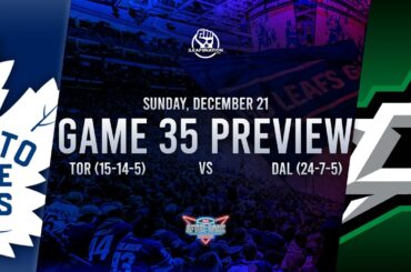 Toronto Maple Leafs vs Dallas Stars Game 35 Preview: Lineups, Goaltenders, & Best Bets