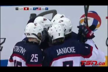 2018 U18 Men's Worlds | U.S. Tops Switzerland, 8-5