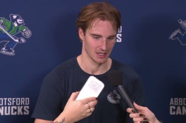 Nils Åman Post Game Interview | Dec 6