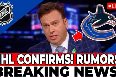 URGENT! CANUCKS CONFIRM! RUMORS INVOLVING 4 VETERANS! VANCOUVER CANUCKS NEWS TODAY!