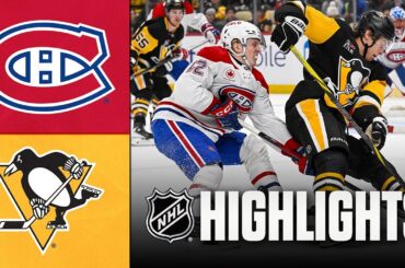 Canadiens vs. Penguins | NHL Highlights | December 21, 2025