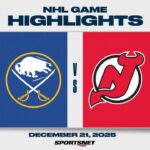 NHL Highlights | Sabres vs. Devils - December 21, 2025