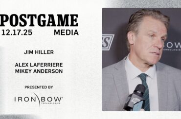 MEDIA: Alex Laferriere, Mikey Anderson, and Jim Hiller | 12/1725 at FLA