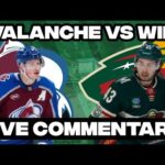 Colorado Avalanche Vs Minnesota Wild LIVE COMMENTARY! | 2025-26 NHL Season