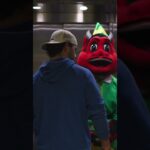 NJ Devil and Paul Cotter recreate Buddy the Elf's elevator scene