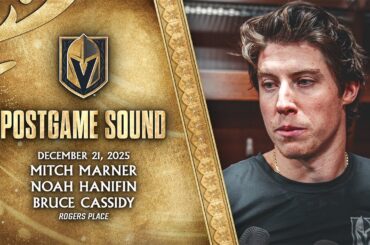 🎥 POSTGAME SOUND: Marner, Hanifin & Cassidy