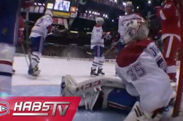 Tokarski ferme la porte / Through some serious traffic...