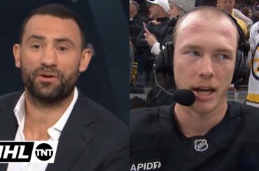 Morgan Geekie Tells Biz the Secret to His Scoring Ability 👀 | NHL on TNT