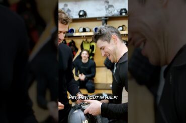 Crosby Gets Game Helmet and Pucks