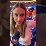 NHL Reporter Fan Interview - UBS Arena #nhl #nhlhighlights #funnyshorts #newyorkislanders #funny
