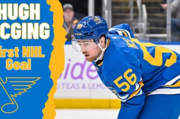 Hugh McGing #56 (St. Louis Blues) first NHL goal Dec 11, 2025