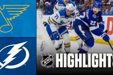 Blues vs. Lightning | NHL Highlights | December 22, 2025