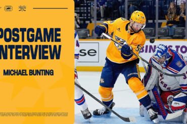Michael Bunting: Postgame Interview - Dec. 21st