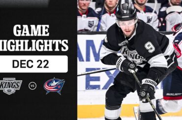 HIGHLIGHTS: Columbus Blue Jackets at LA Kings | 12.22.25