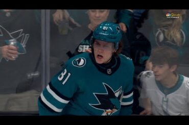 Sharks center Adam Gaudette ties game vs. Kraken with power-play goal | NBC Sports Bay Area