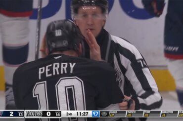 Corey Perry 🚫 Unsportsmanlike Conduct 🚫 Against Damon Severson