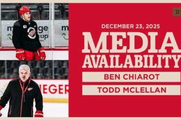 Ben Chiarot, Todd McLellan Morning Skate Media | Dec. 23, 2025