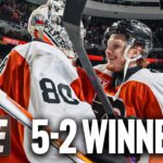 Flyers cruise to 5-2 win over Canucks, move to second place in Metro division | Flyers PGL