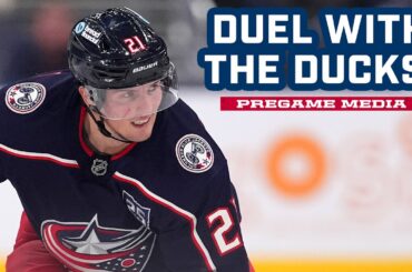 DUEL WITH THE DUCKS! 🦆 Isac Lundeström and HC Dean Evason  Break Down the Matchup | Pregame Media