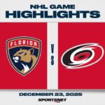 NHL Highlights | Panthers vs. Hurricanes - December 23, 2025
